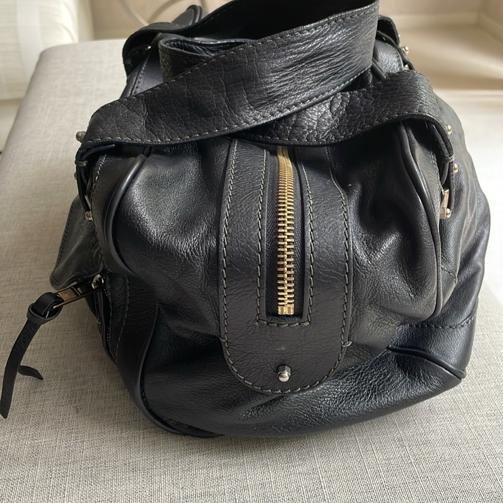 Chloe black leather ACIER bag o/s - Picture 7 of 14
